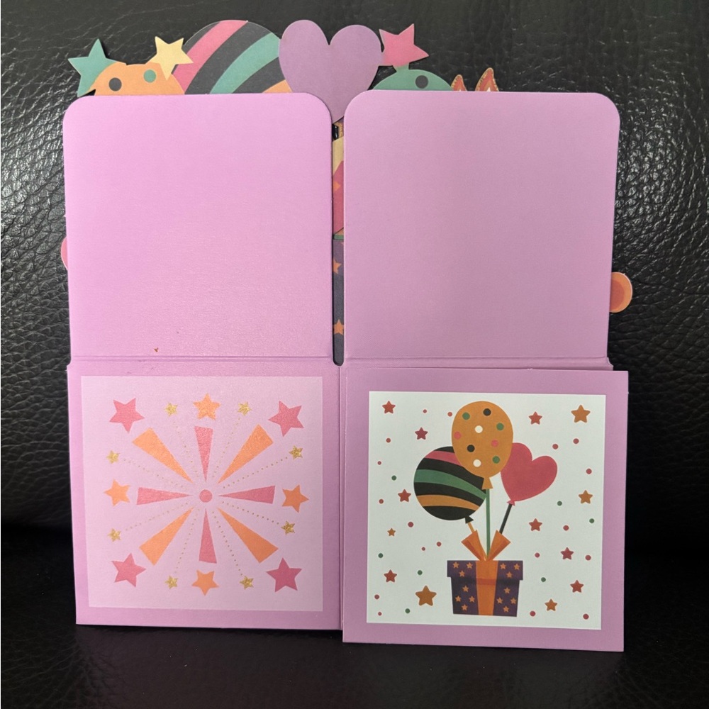 Colorful Pop-Up Birthday Card - Picture 6 of 7